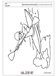 Kürek boyama sayfaları